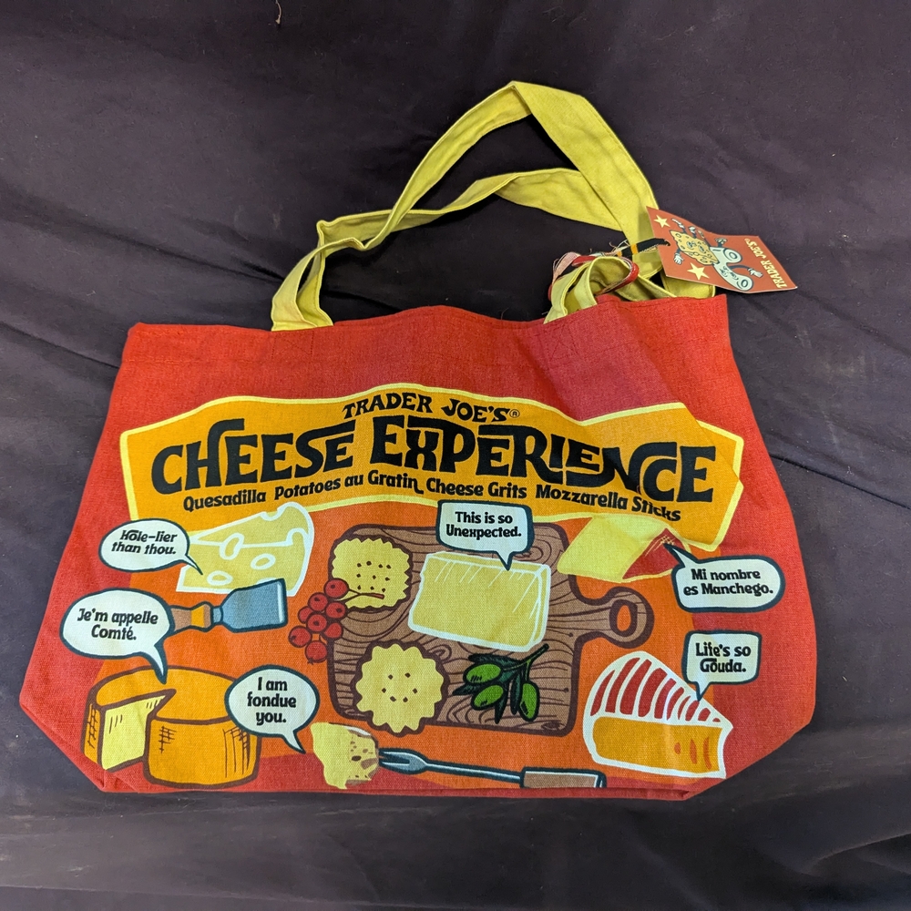 Trader Joe's Cheese Experience Tote Bag